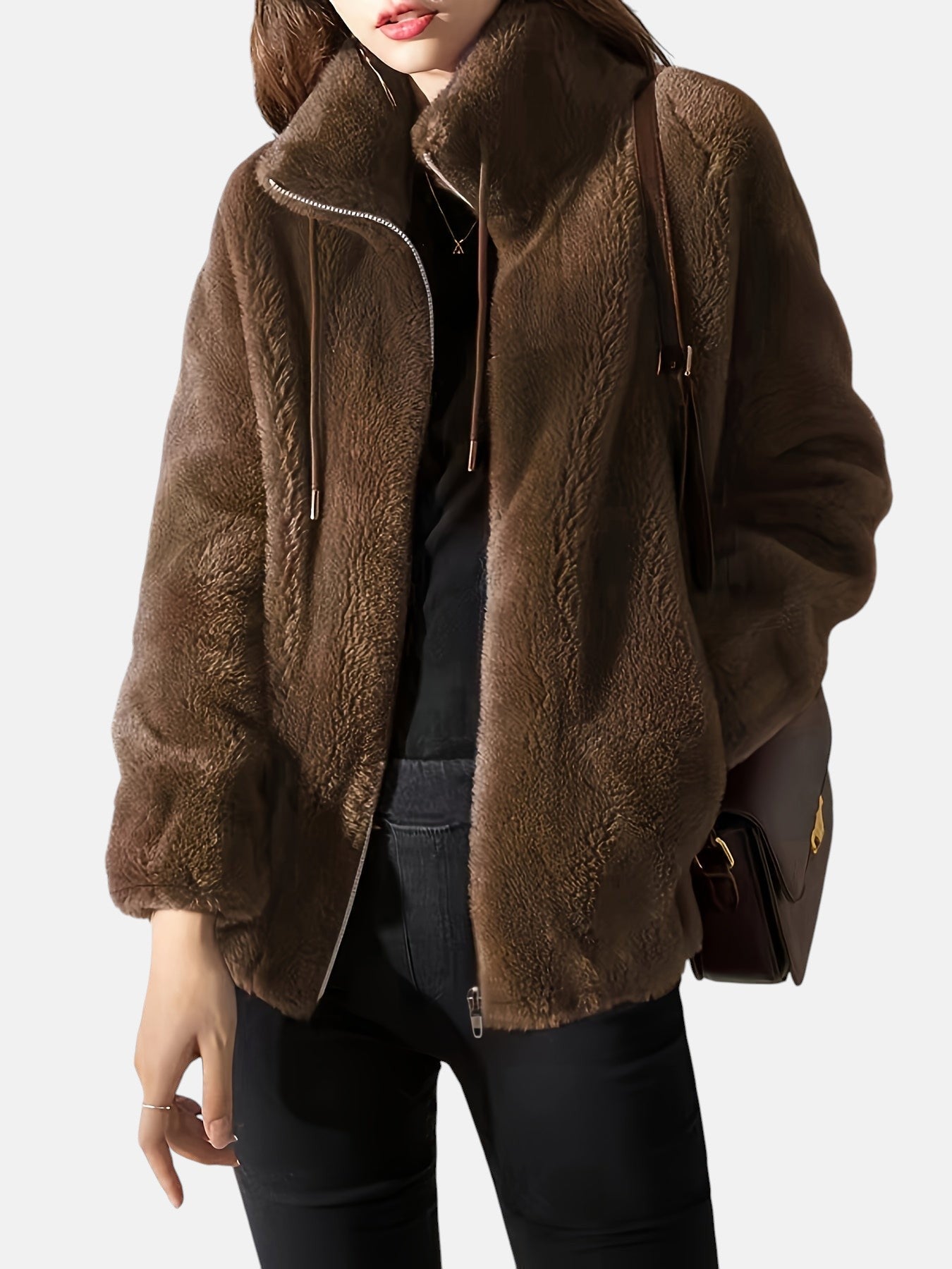Liora™ | Veste zippée cosy