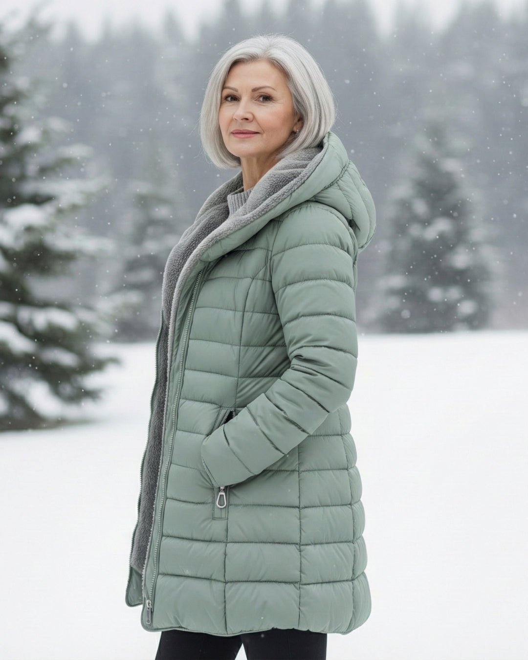 Maribel | Manteau matelassé doublé polaire