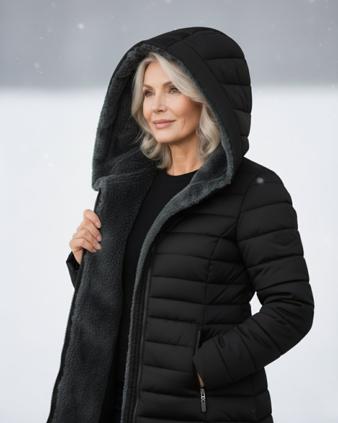 Maribel | Manteau matelassé doublé polaire