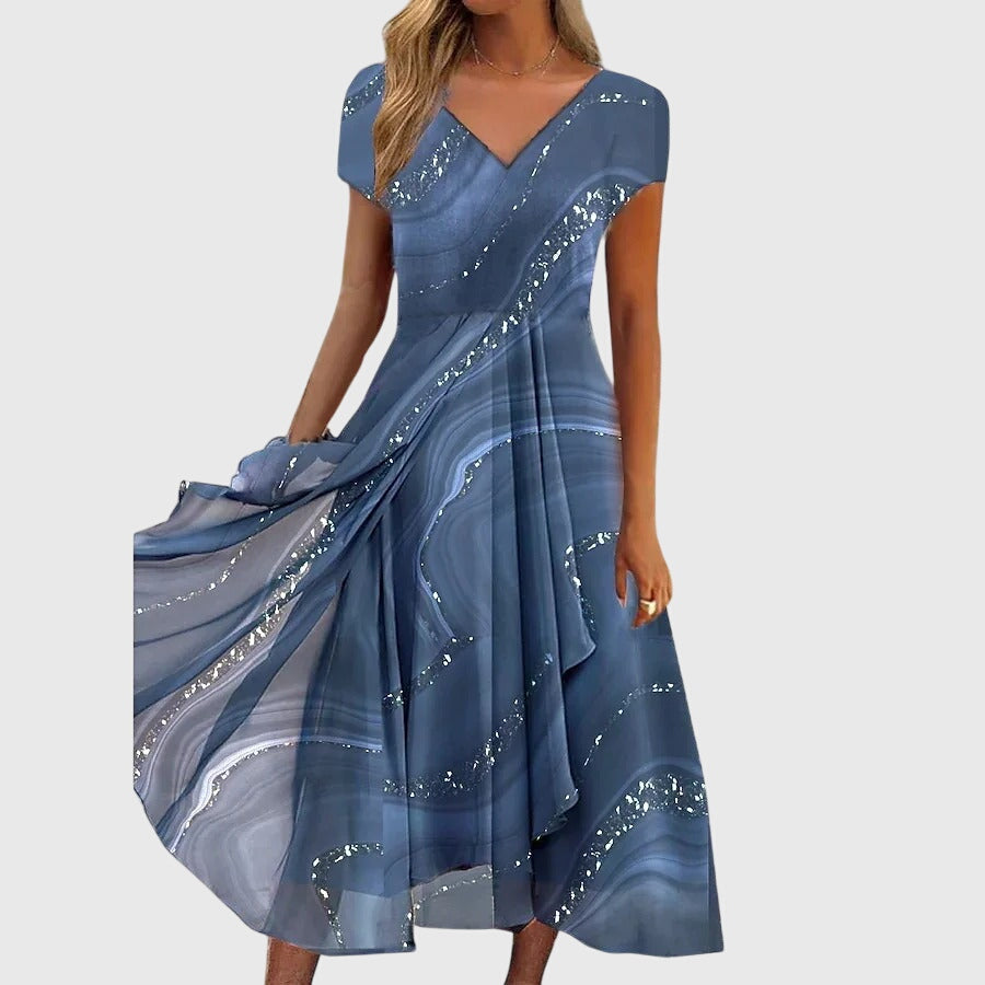 Aubrielle™ | la Robe Midi Fluide