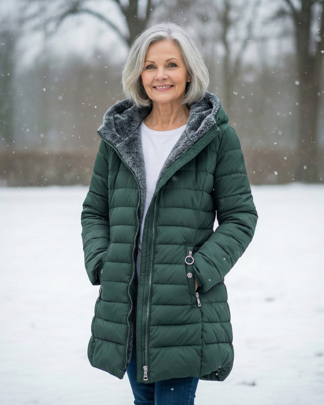 Maribel | Manteau matelassé doublé polaire