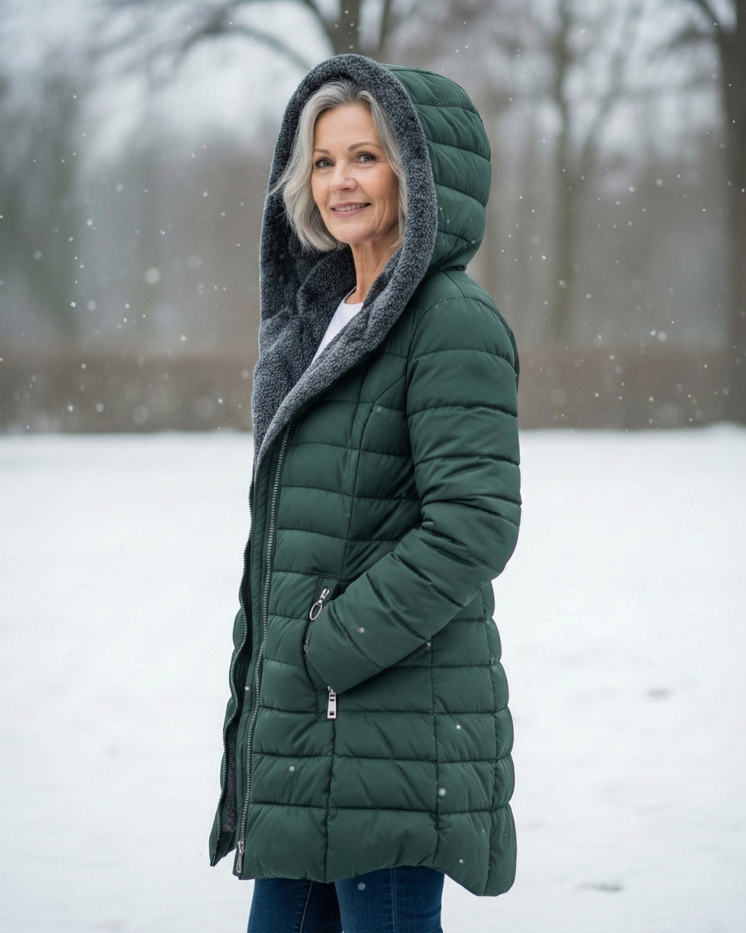 Maribel | Manteau matelassé doublé polaire