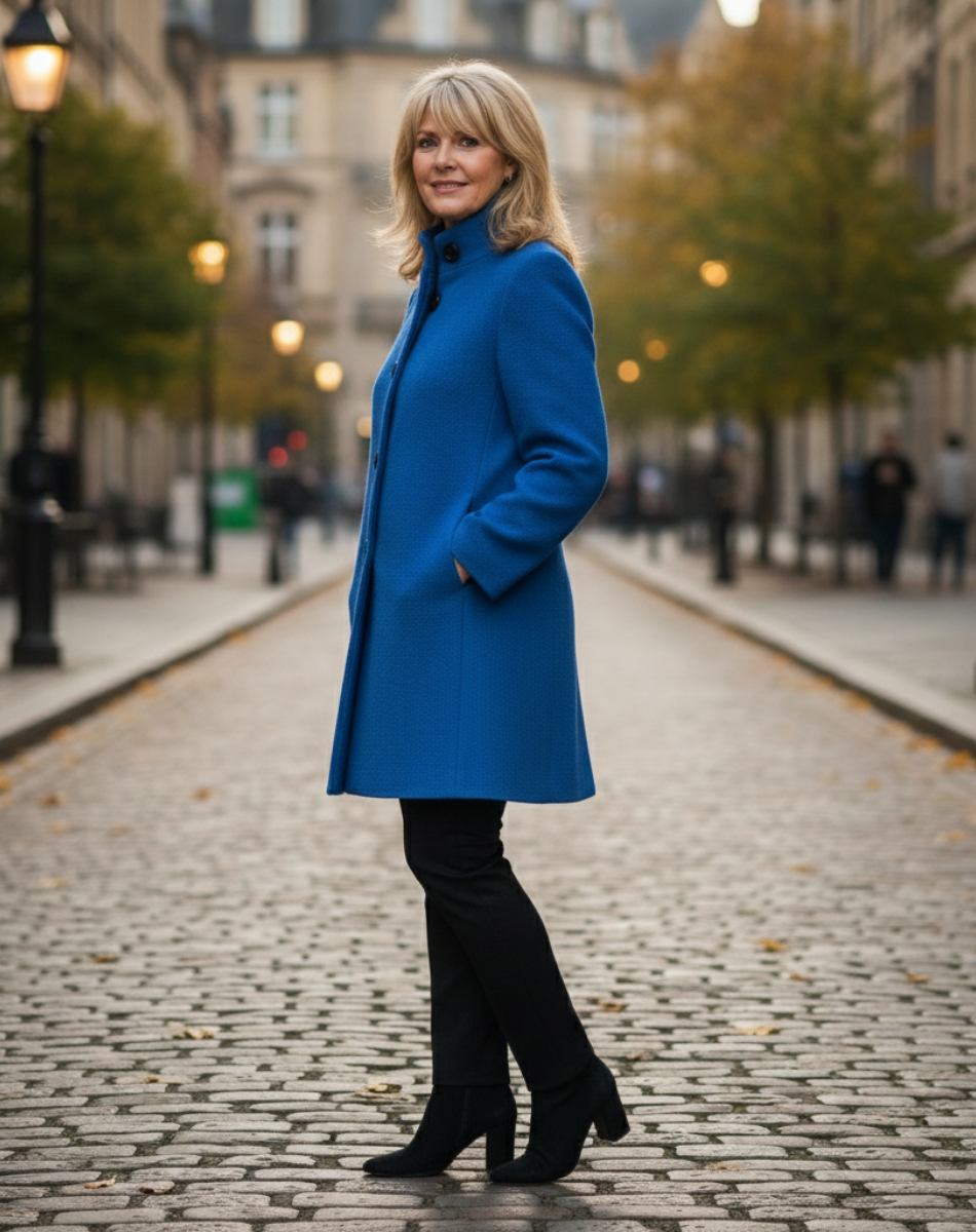 Élodie™ | Manteau d’Hiver Élégant en Mélange Chaud