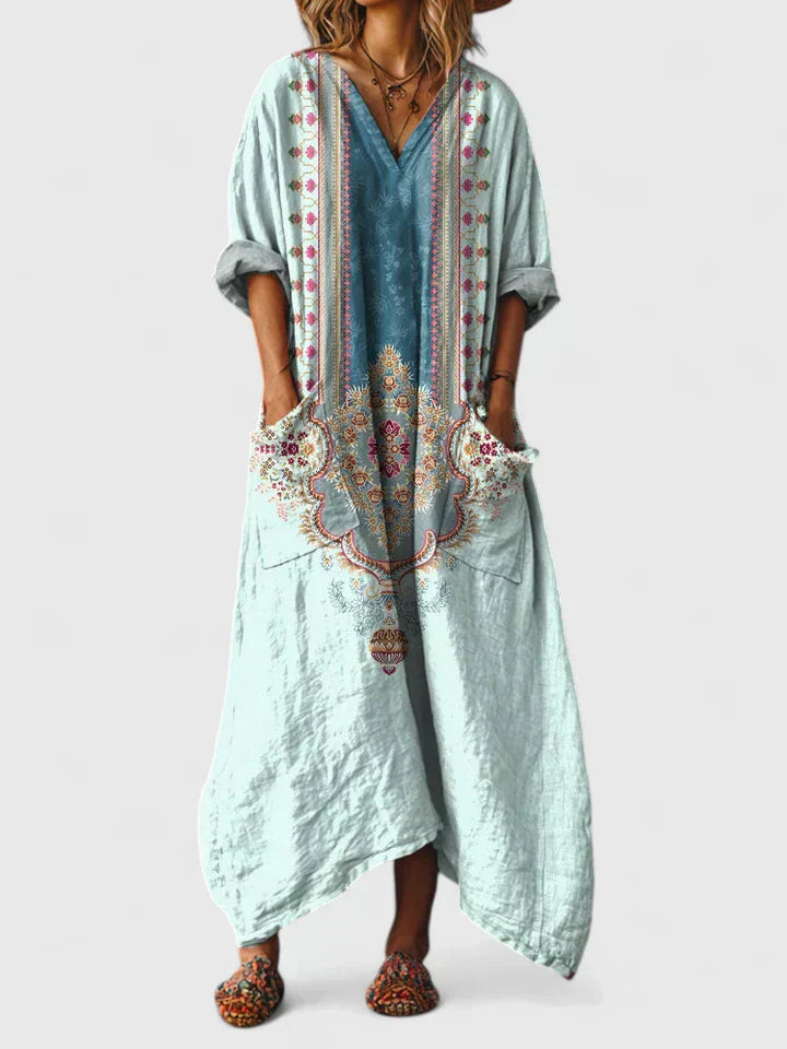 Mariana | Robe élégante à broderie subtile