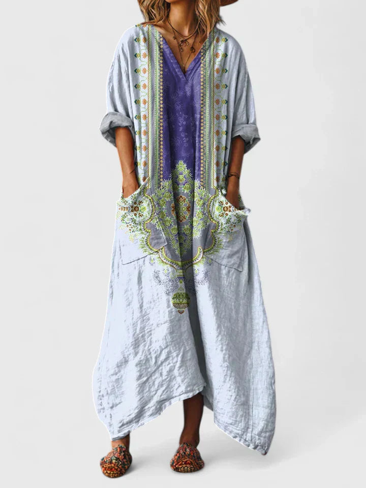 Mariana | Robe élégante à broderie subtile