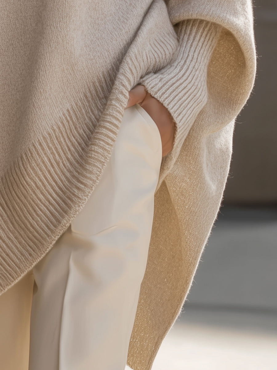 Élise | Pull Sophistiqué en Mélange de Laine
