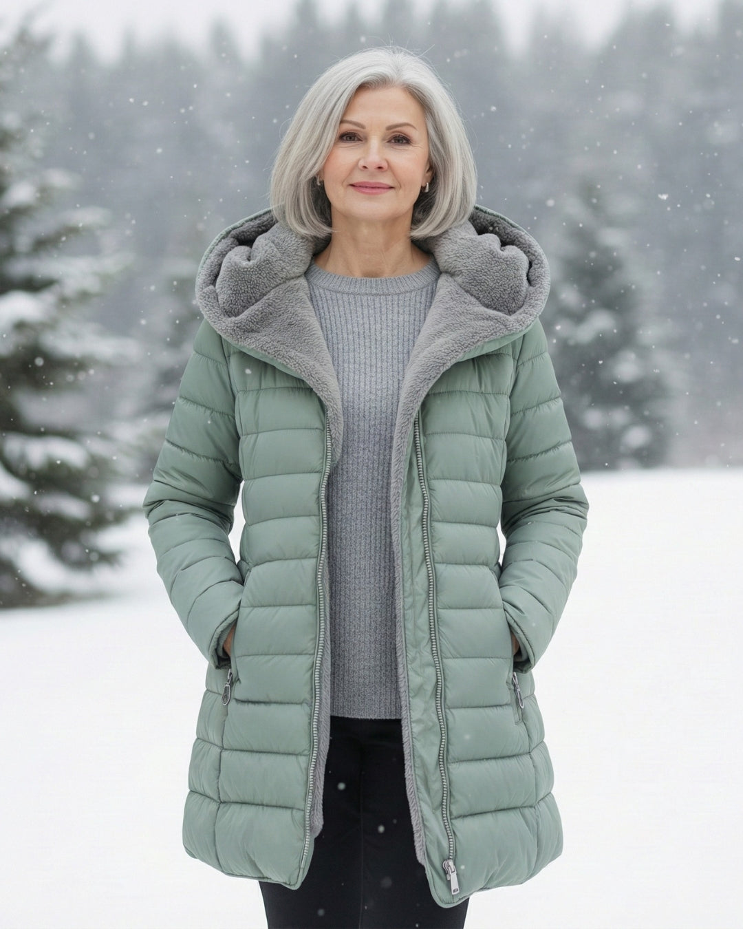 Maribel | Manteau matelassé doublé polaire