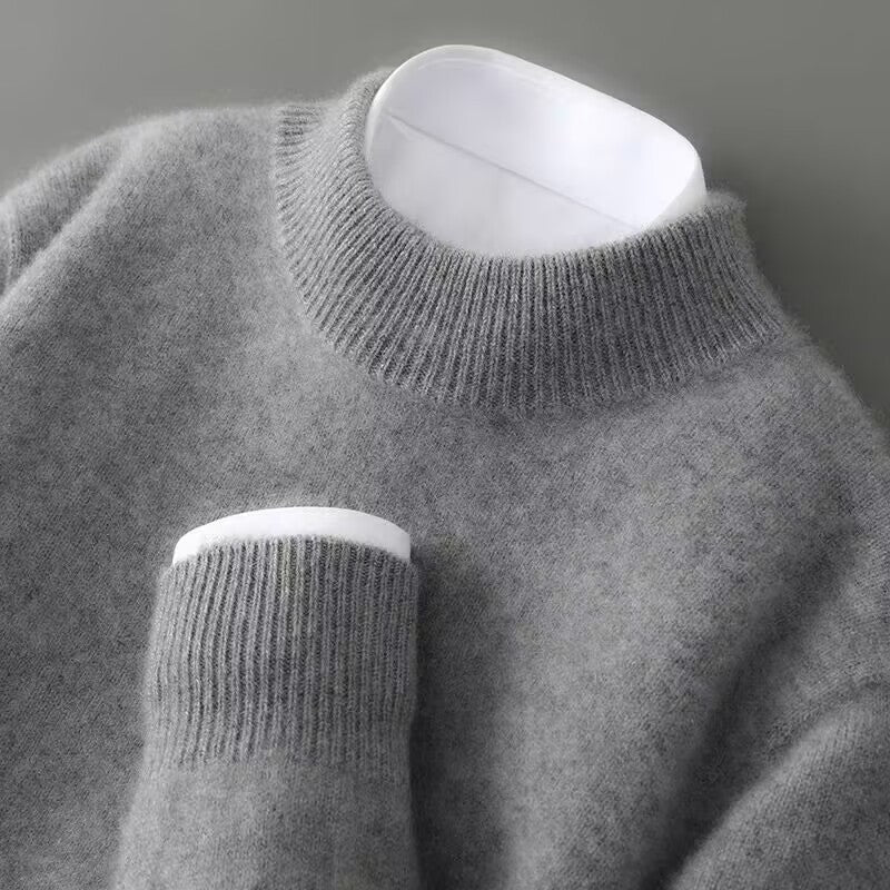 Clémence | Pull col montant en cachemire