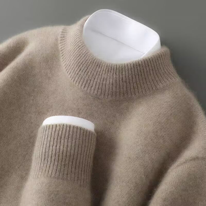 Clémence | Pull col montant en cachemire