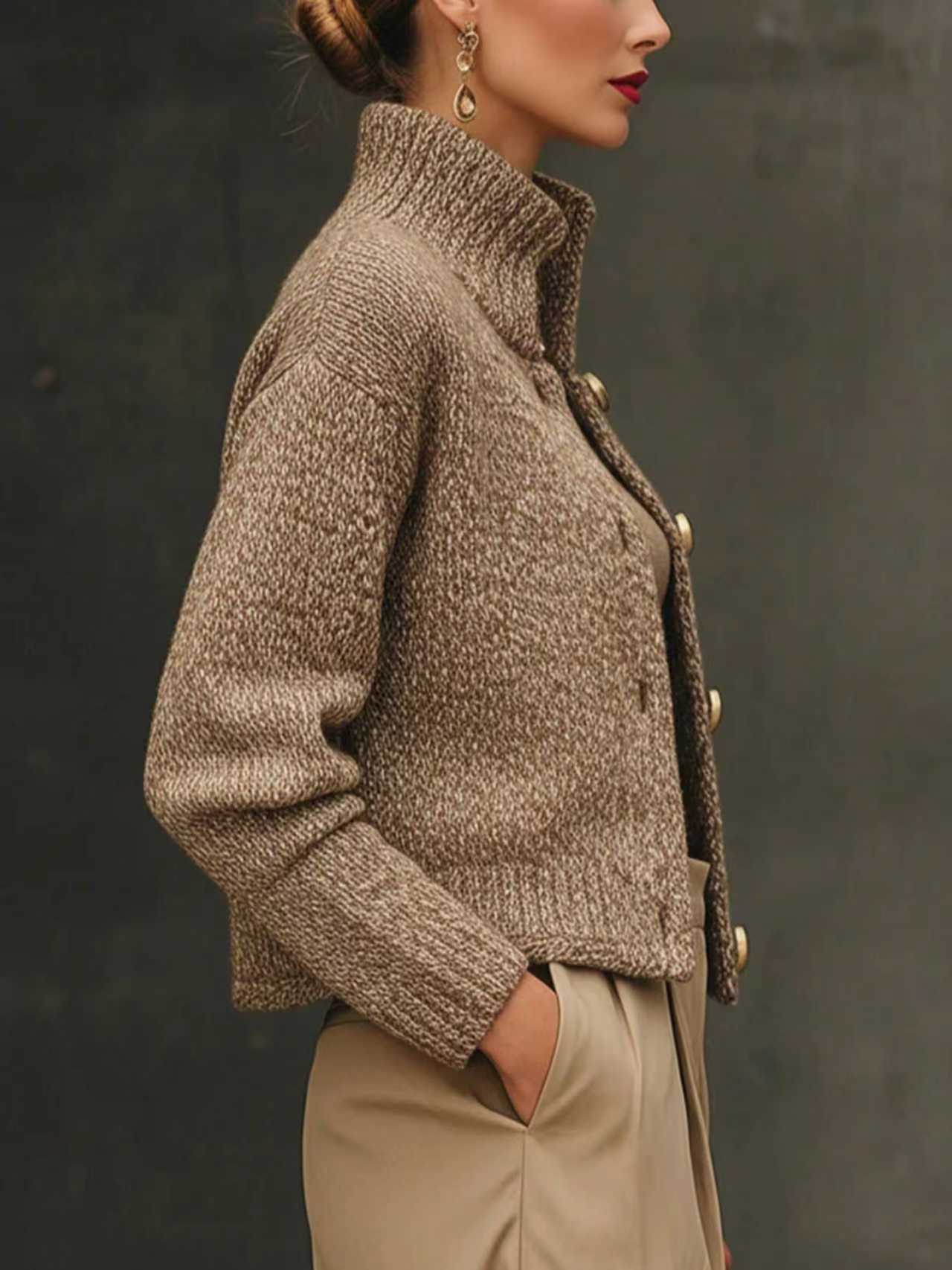 Clara™ | Veste ajustée en mélange de laine
