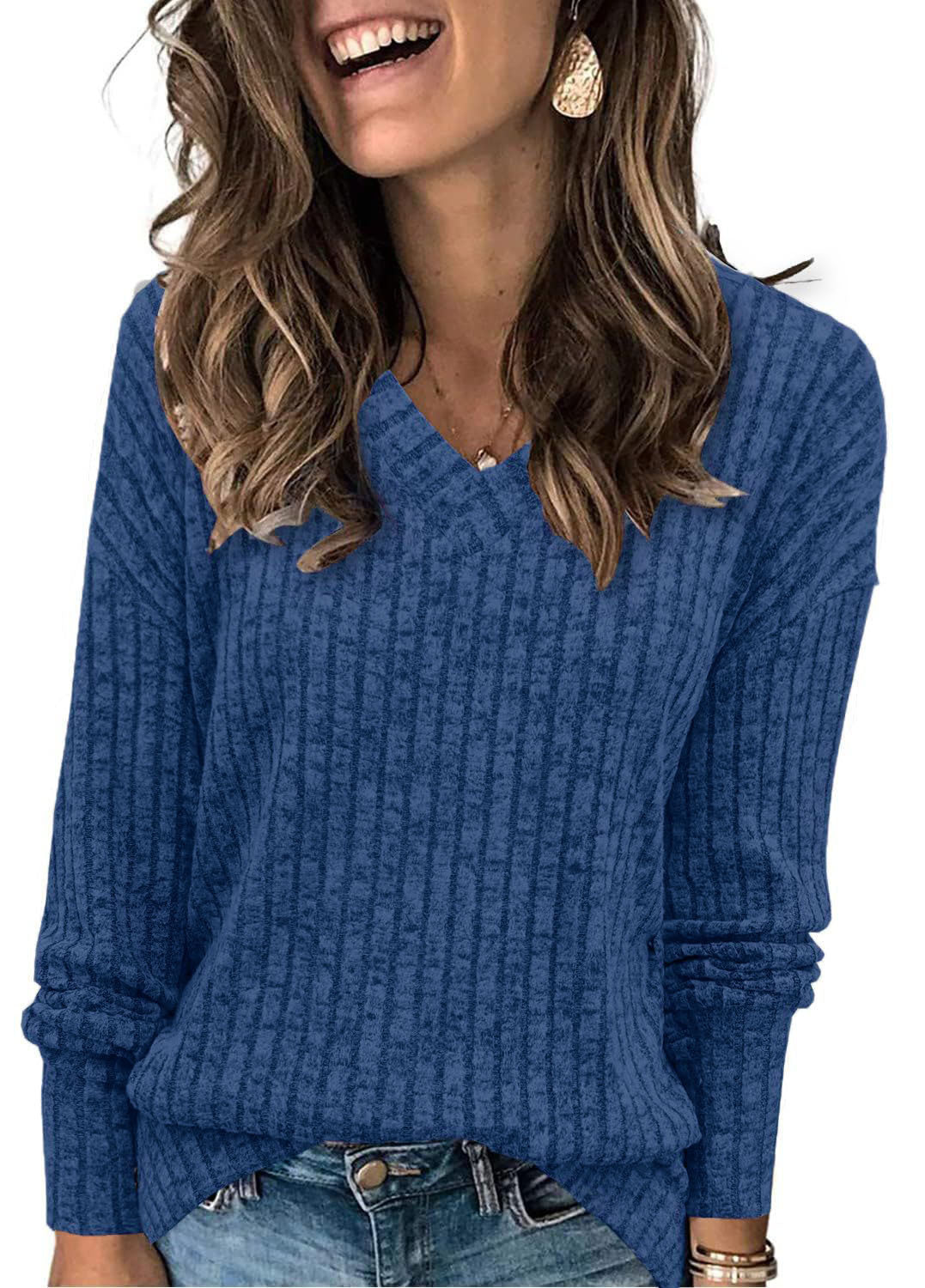 ALYSSA™ | Pull Oversize Léger à Col V