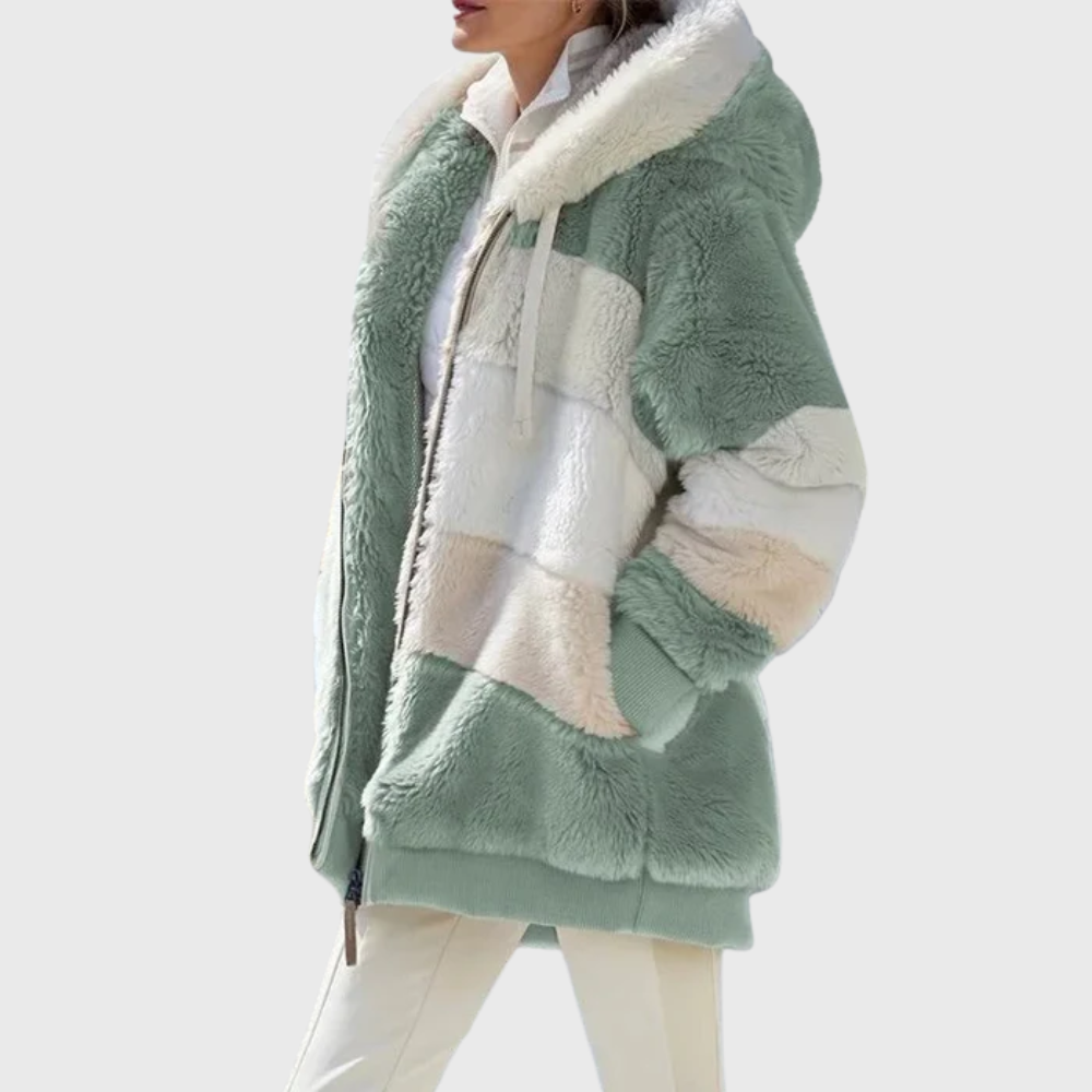 Camille | Manteau d’hiver chaud avec capuche