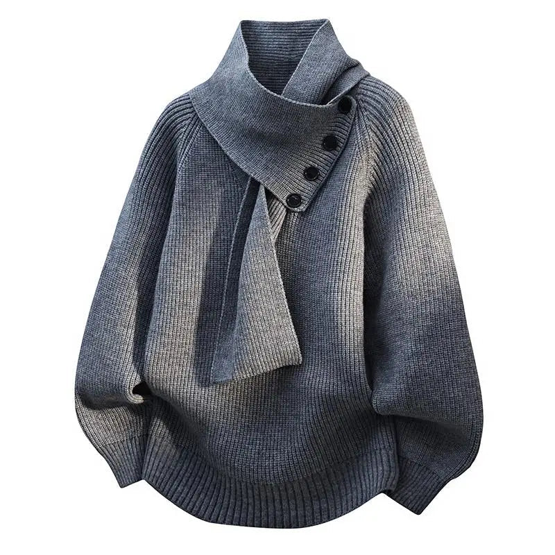 Madeleine | Pull Douillet à Col Écharpe