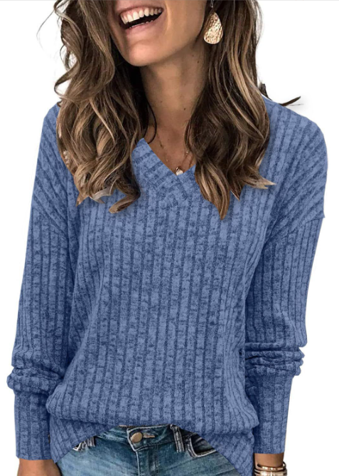 ALYSSA™ | Pull Oversize Léger à Col V