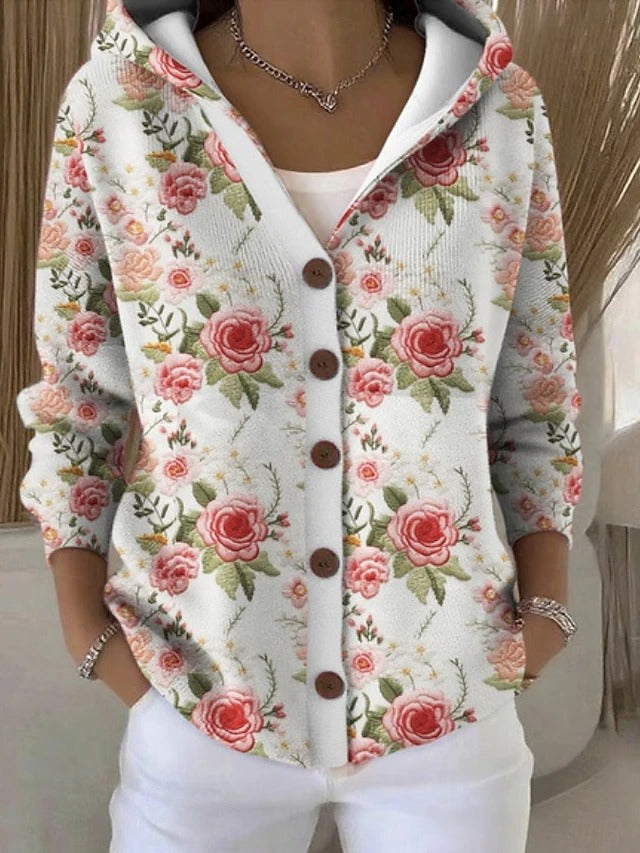 Arielle™ | Long cardigan artistique et chaud