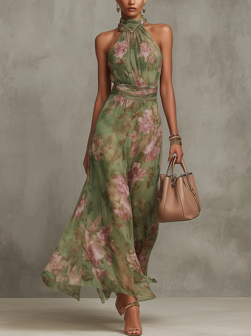 Sophie | Robe d'Été Florale Élégante