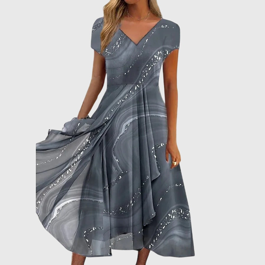 Aubrielle™ | la Robe Midi Fluide