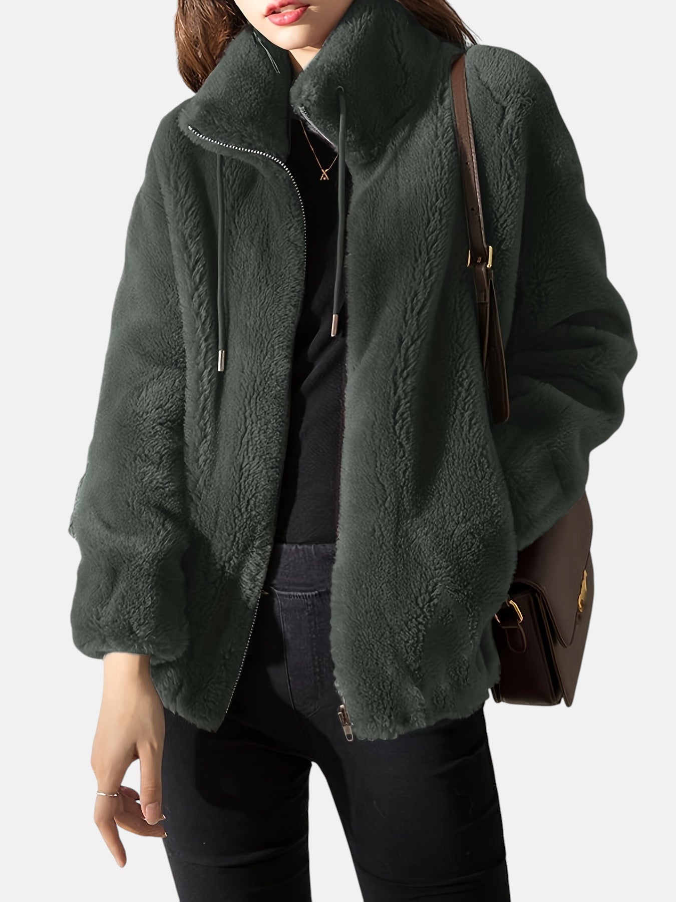 Liora™ | Veste zippée cosy