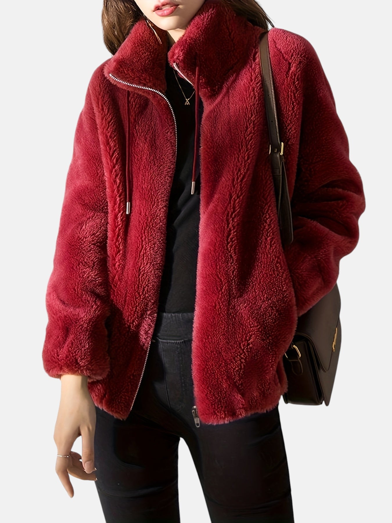 Liora™ | Veste zippée cosy