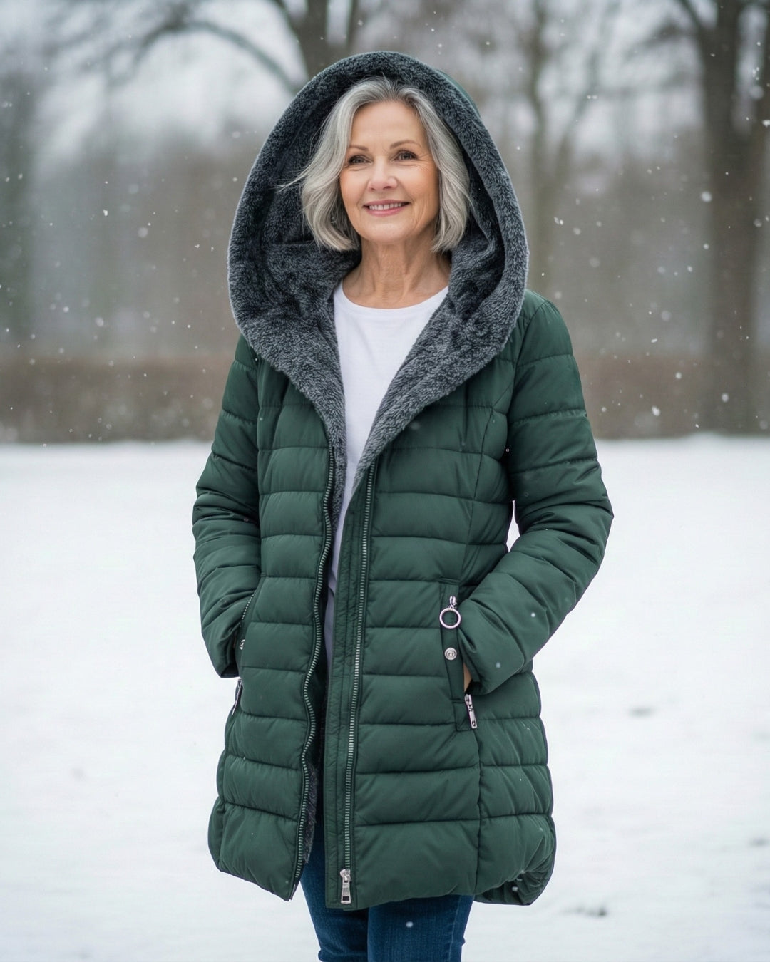 Maribel | Manteau matelassé doublé polaire
