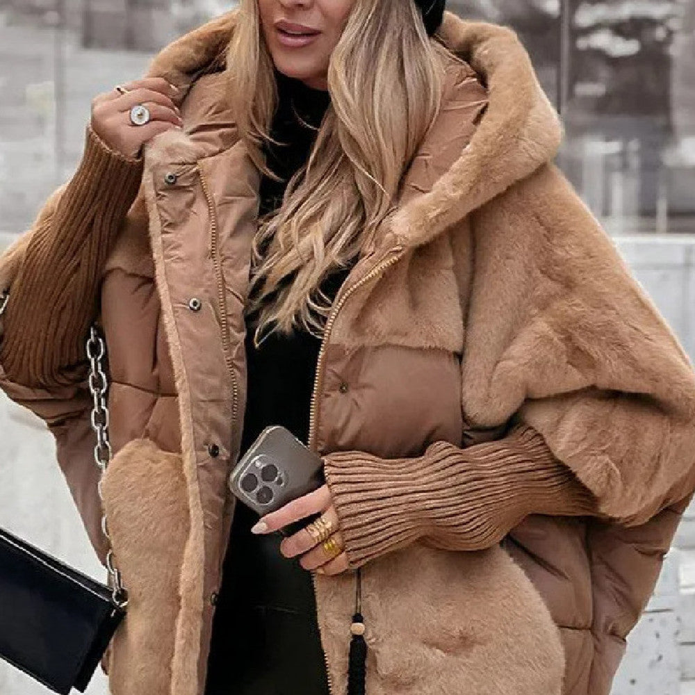 Mariette | Manteau Patchwork d’Hiver