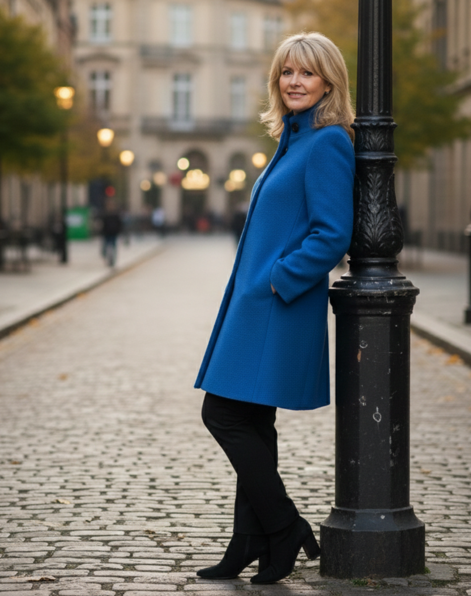 Élodie™ | Manteau d’Hiver Élégant en Mélange Chaud