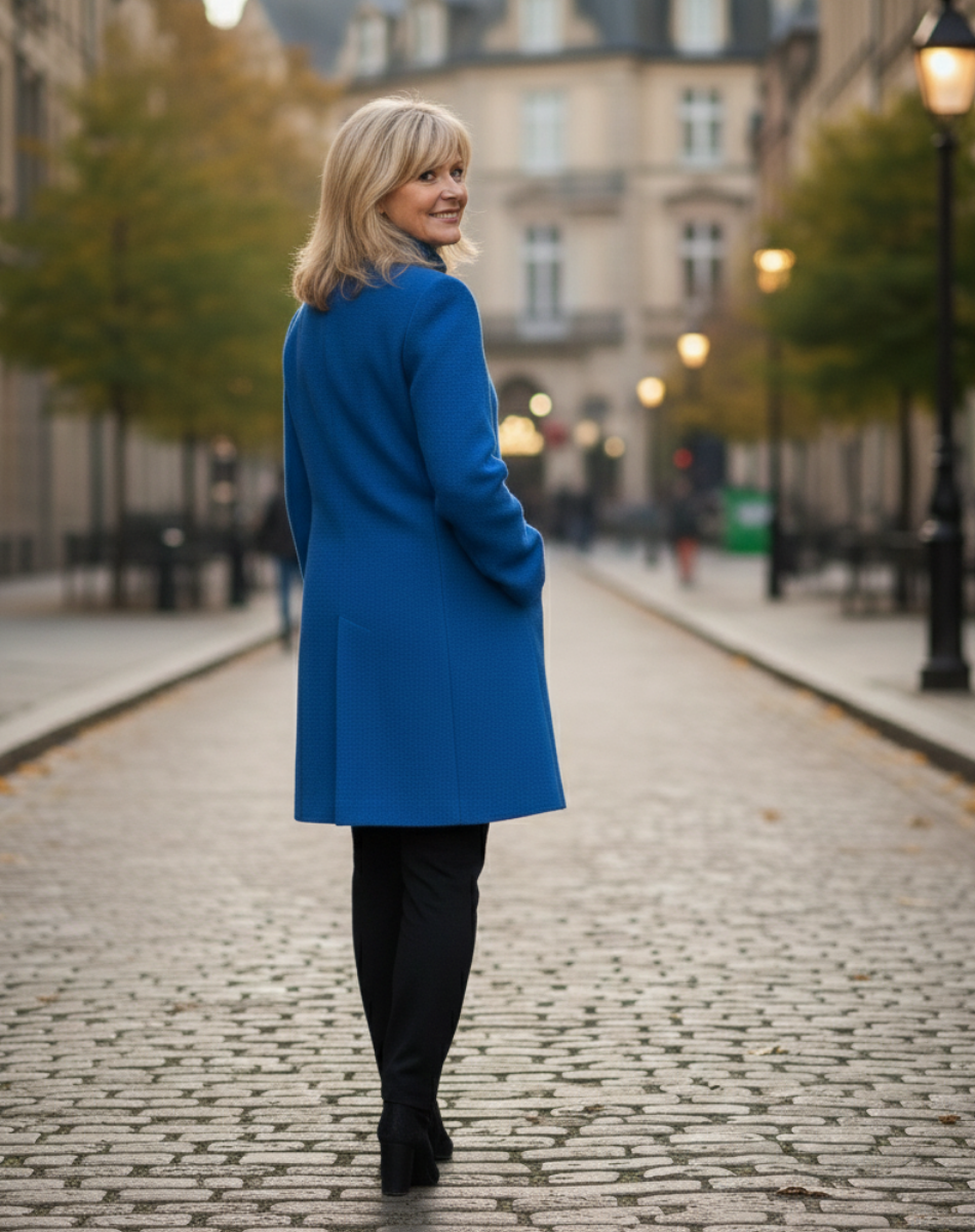 Élodie™ | Manteau d’Hiver Élégant en Mélange Chaud