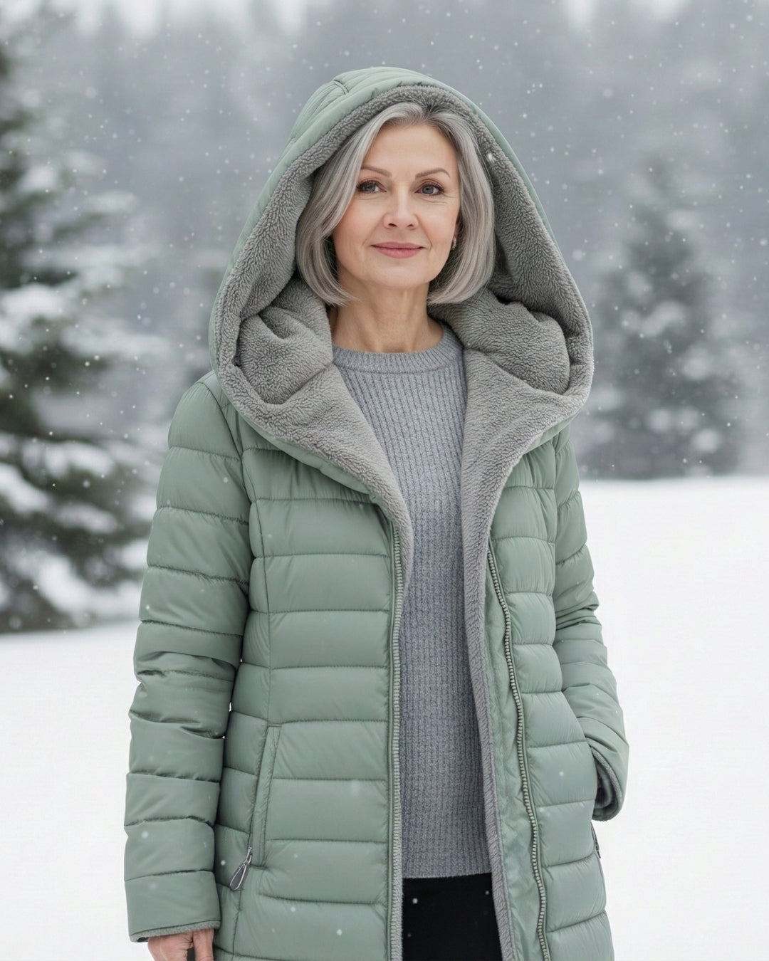 Maribel | Manteau matelassé doublé polaire
