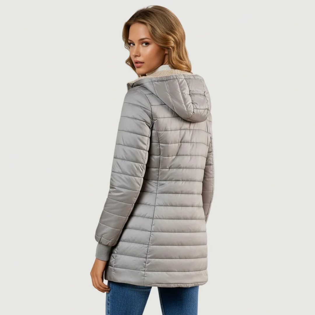 Amélie | Manteau d’hiver doublé en sherpa