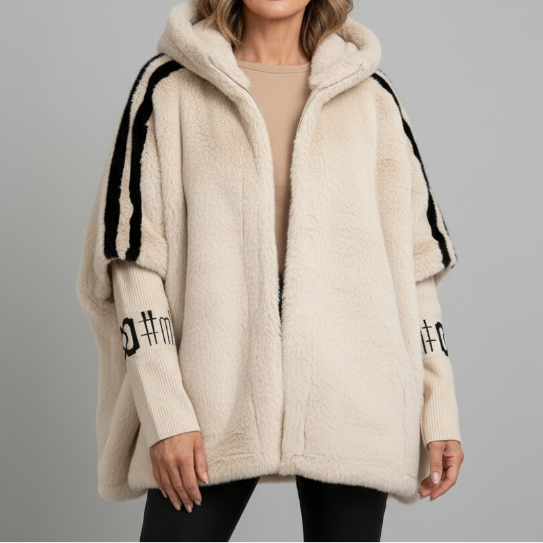 Maëva™ | Veste à capuche en fausse fourrure