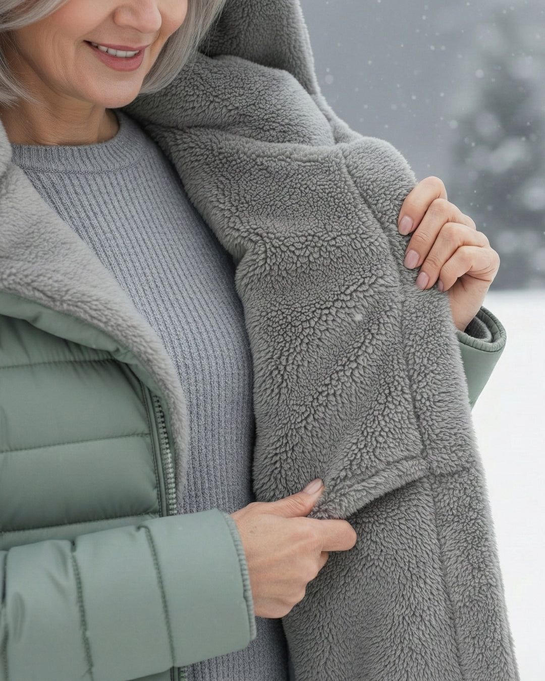Maribel | Manteau matelassé doublé polaire