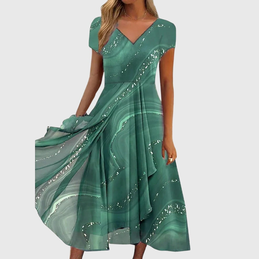 Aubrielle™ | la Robe Midi Fluide