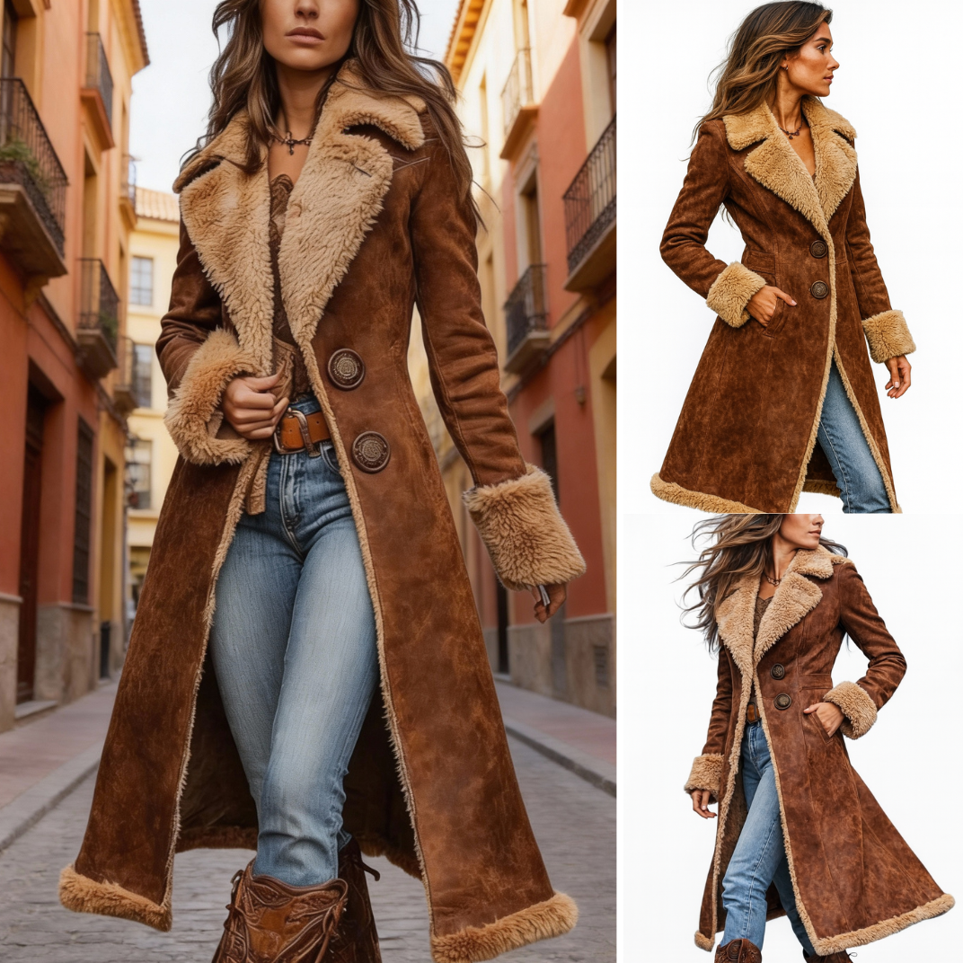 Élise™ | long manteau d’hiver élégant