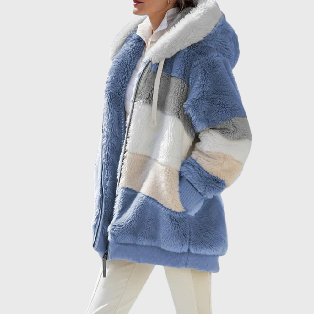 Camille | Manteau d’hiver chaud avec capuche