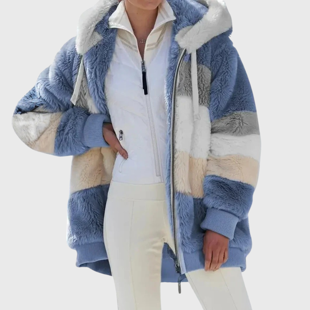 Camille | Manteau d’hiver chaud avec capuche