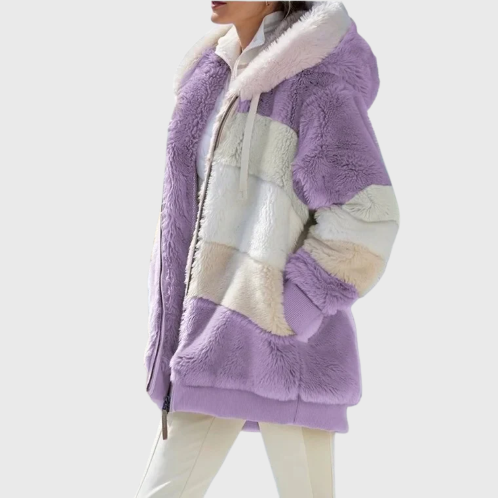 Camille | Manteau d’hiver chaud avec capuche
