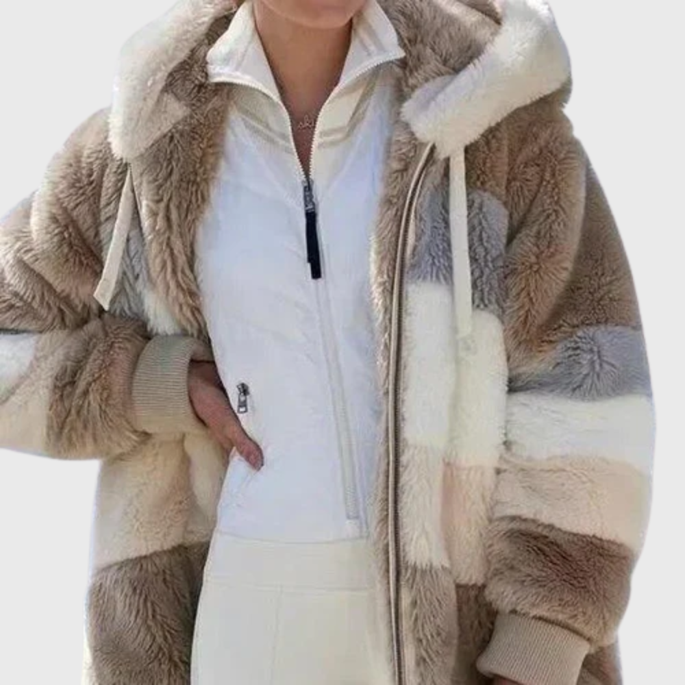 Camille | Manteau d’hiver chaud avec capuche