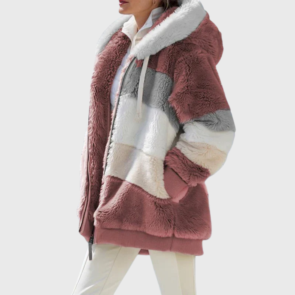 Camille | Manteau d’hiver chaud avec capuche