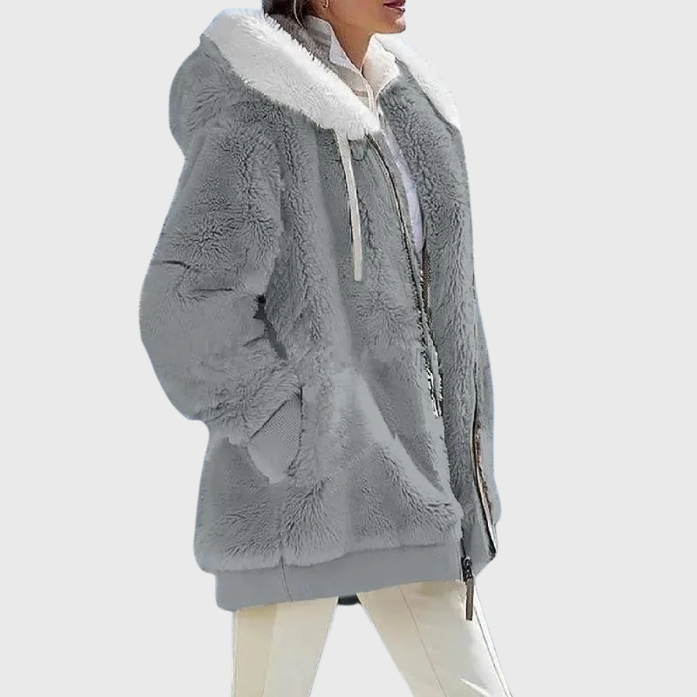 Camille | Manteau d’hiver chaud avec capuche