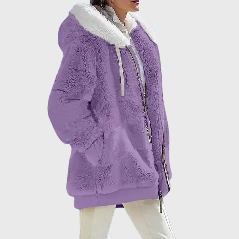 Camille | Manteau d’hiver chaud avec capuche
