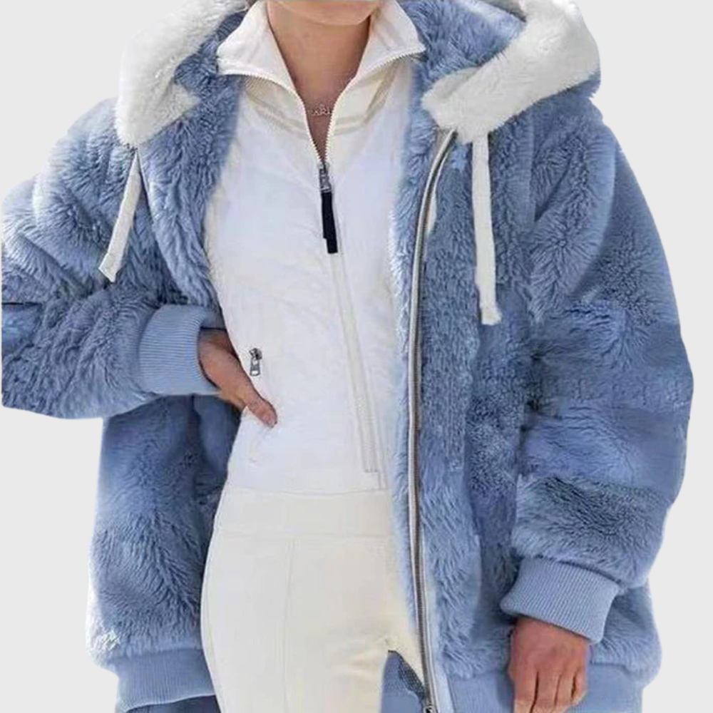 Camille | Manteau d’hiver chaud avec capuche