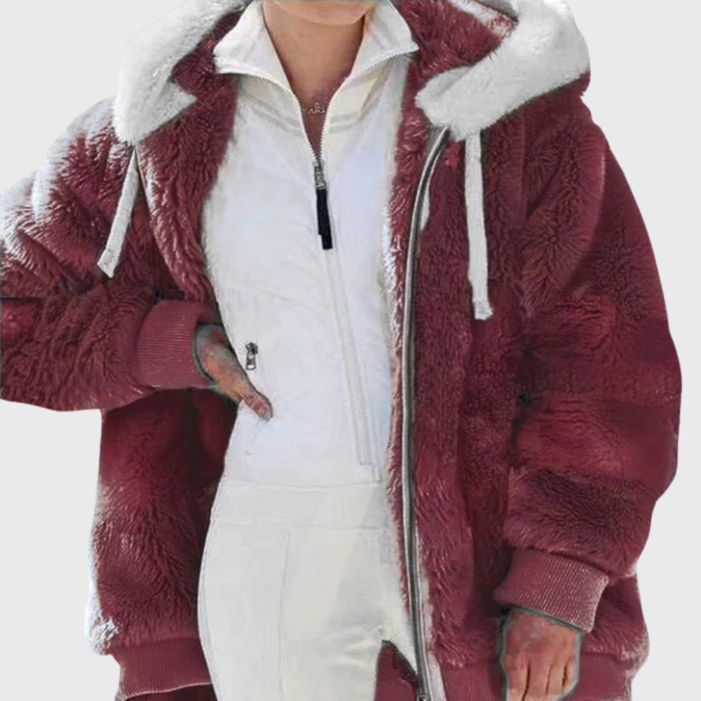 Camille | Manteau d’hiver chaud avec capuche