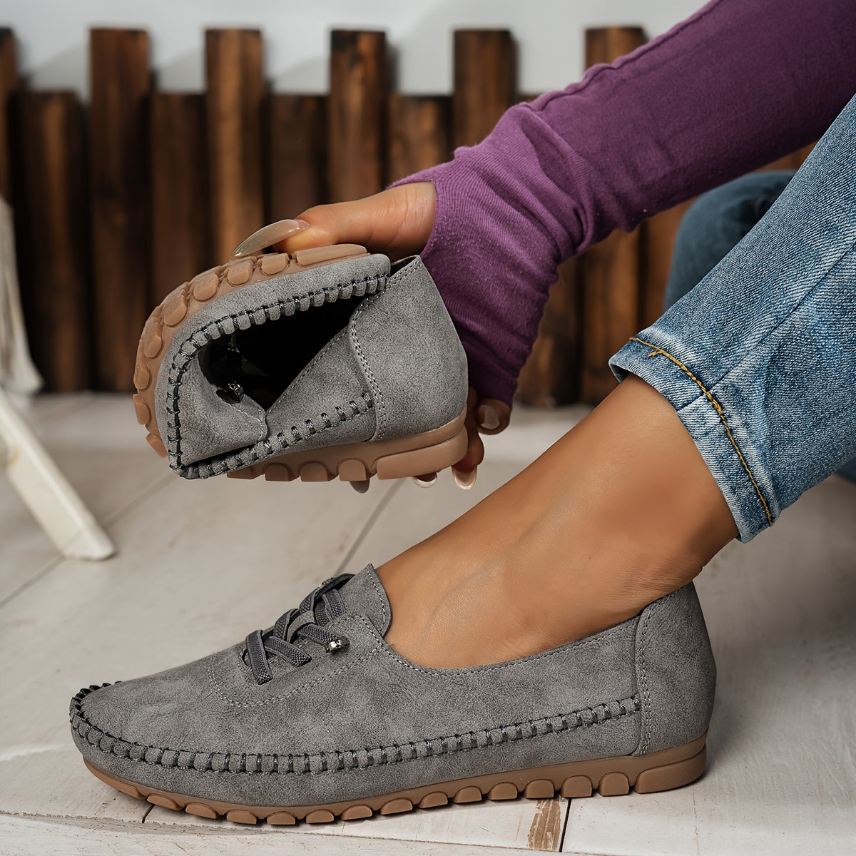 Aveline | Mocassins souples au confort anatomique