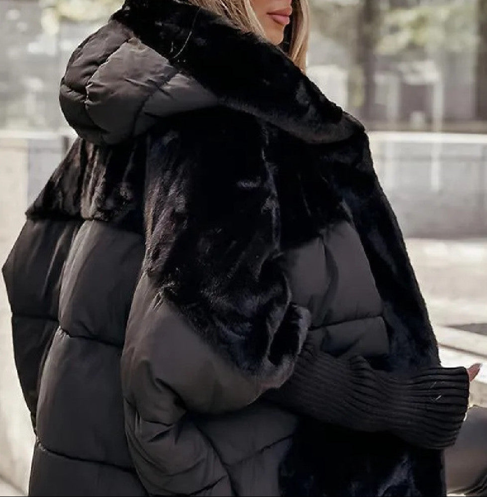 Mariette | Manteau Patchwork d’Hiver