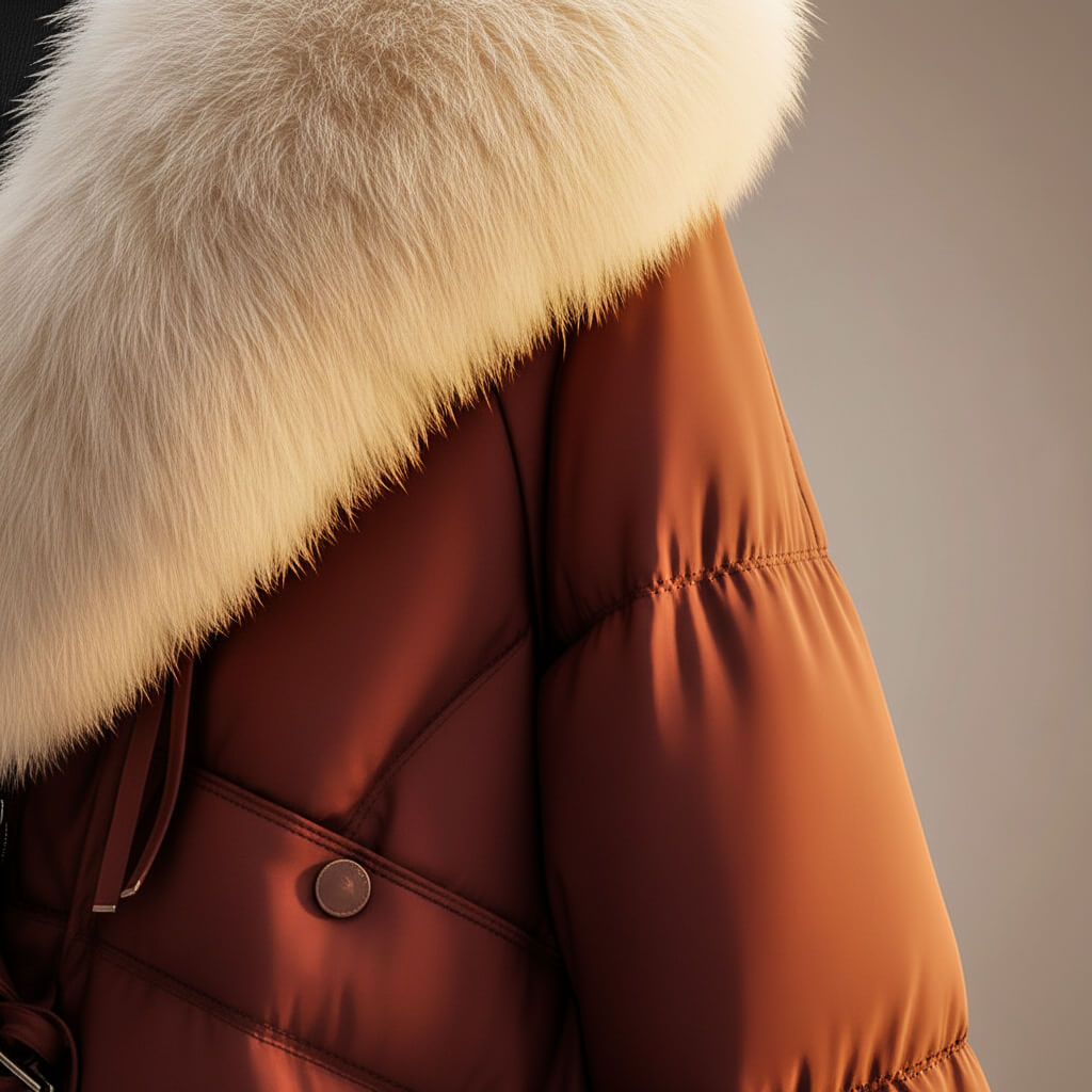 Evonne │ Manteau Élégant à Col Statement