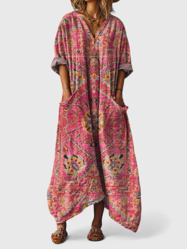 Mariana | Robe élégante à broderie subtile