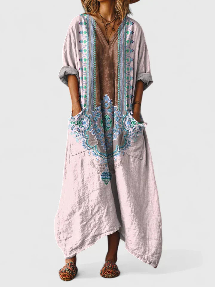 Mariana | Robe élégante à broderie subtile