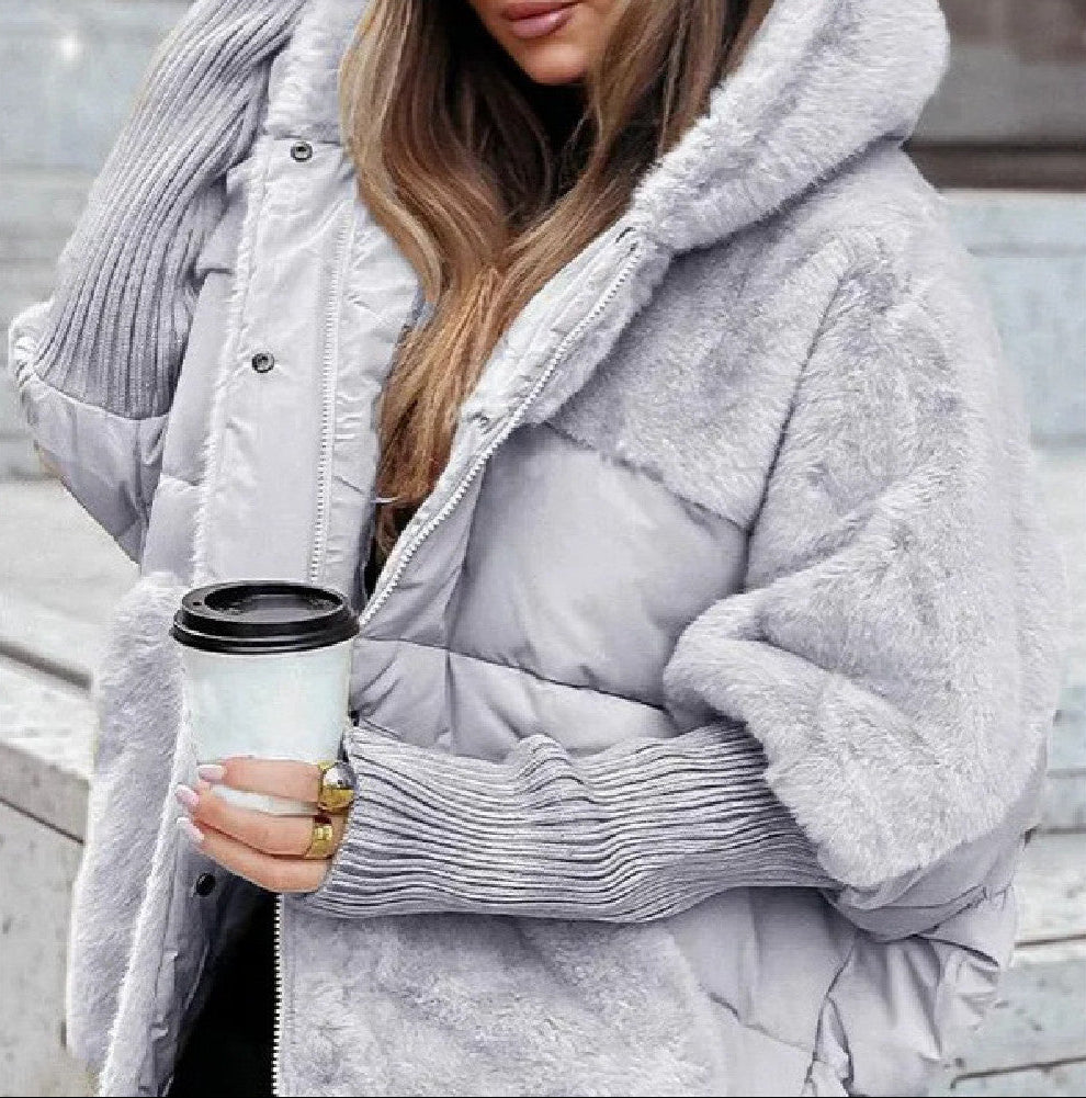 Mariette | Manteau Patchwork d’Hiver